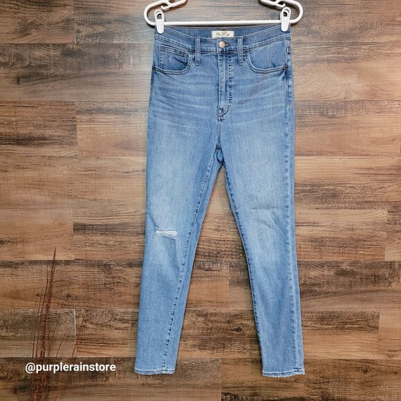 Madewell Jeans 28 Roadtripper 11" High Rise Keele Wash MB388 Tummy Control - Picture 1 of 12